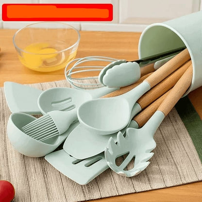 PREMIUM SILICONE COOKING UTENSILS SET