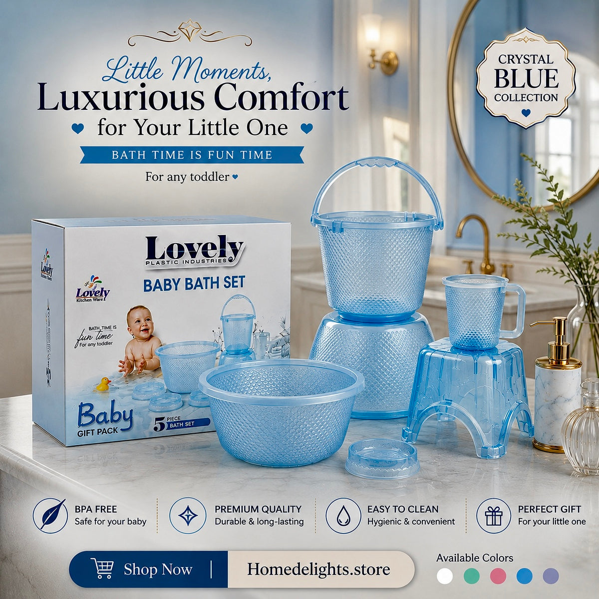 Baby bath set
